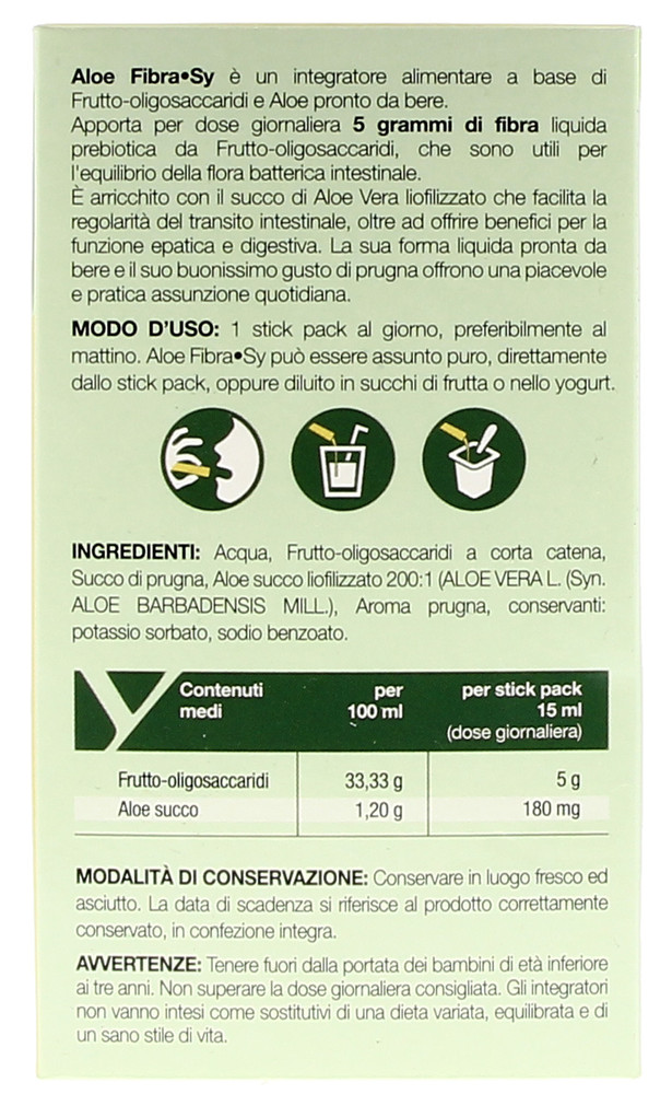 Aloe Fibra-Sy Con Succo Di Prugna Stick - Foto 2