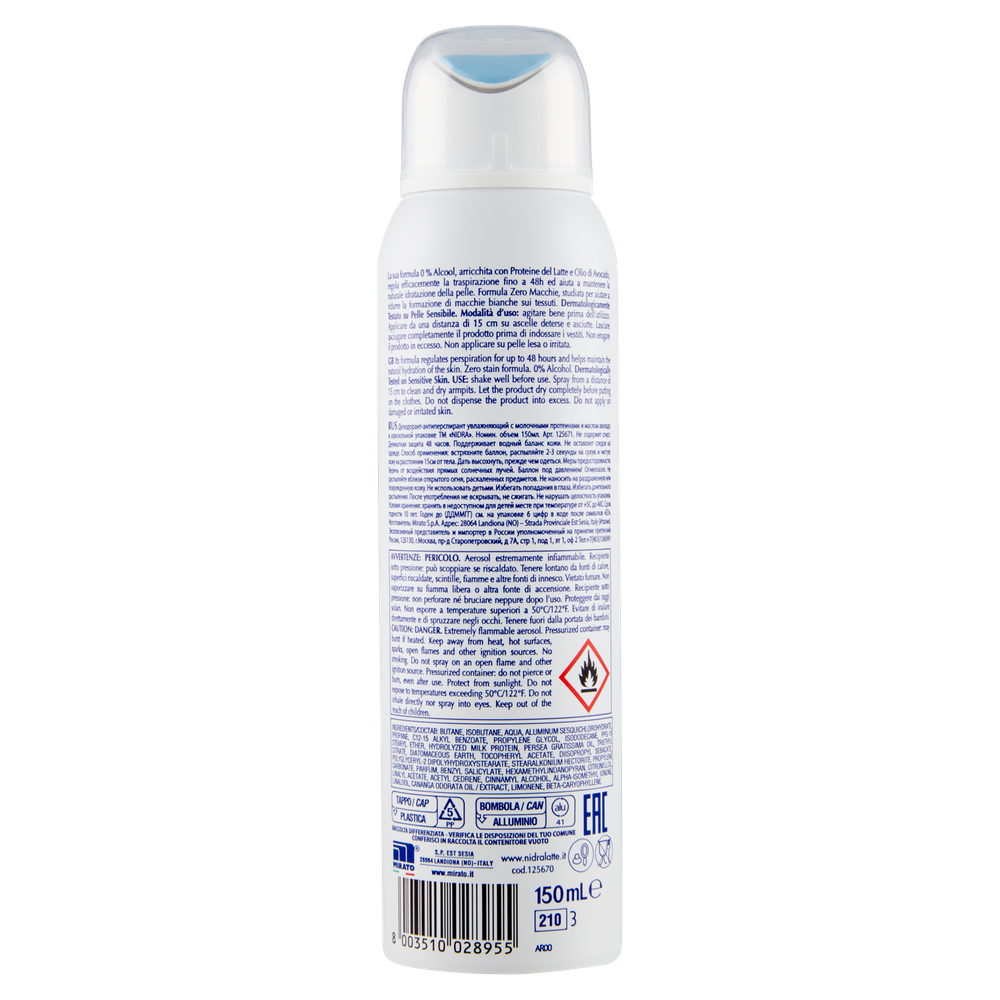 Deolatte Spray Latte Idratante Nidra - Foto 3