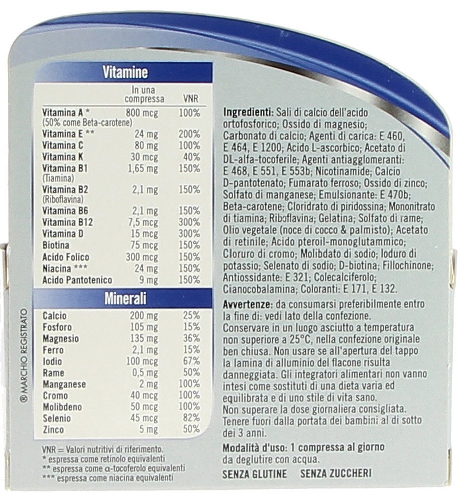Multivitaminico Completo Vitamina B C Zinco Multicentrum Uomo 50+ - Foto 2