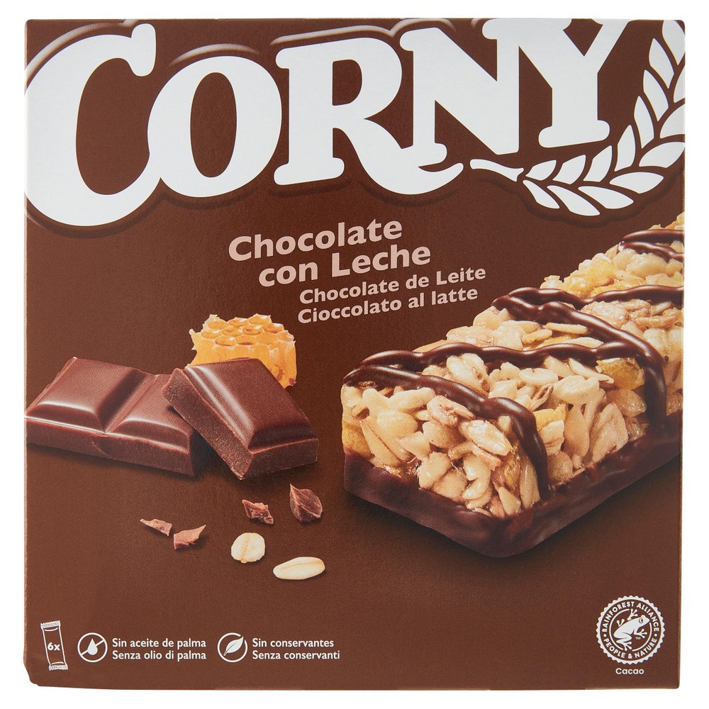Barrette Ai Cereali Muesli Con Cioccolato Al Latte 6x25g Corny - Foto 1