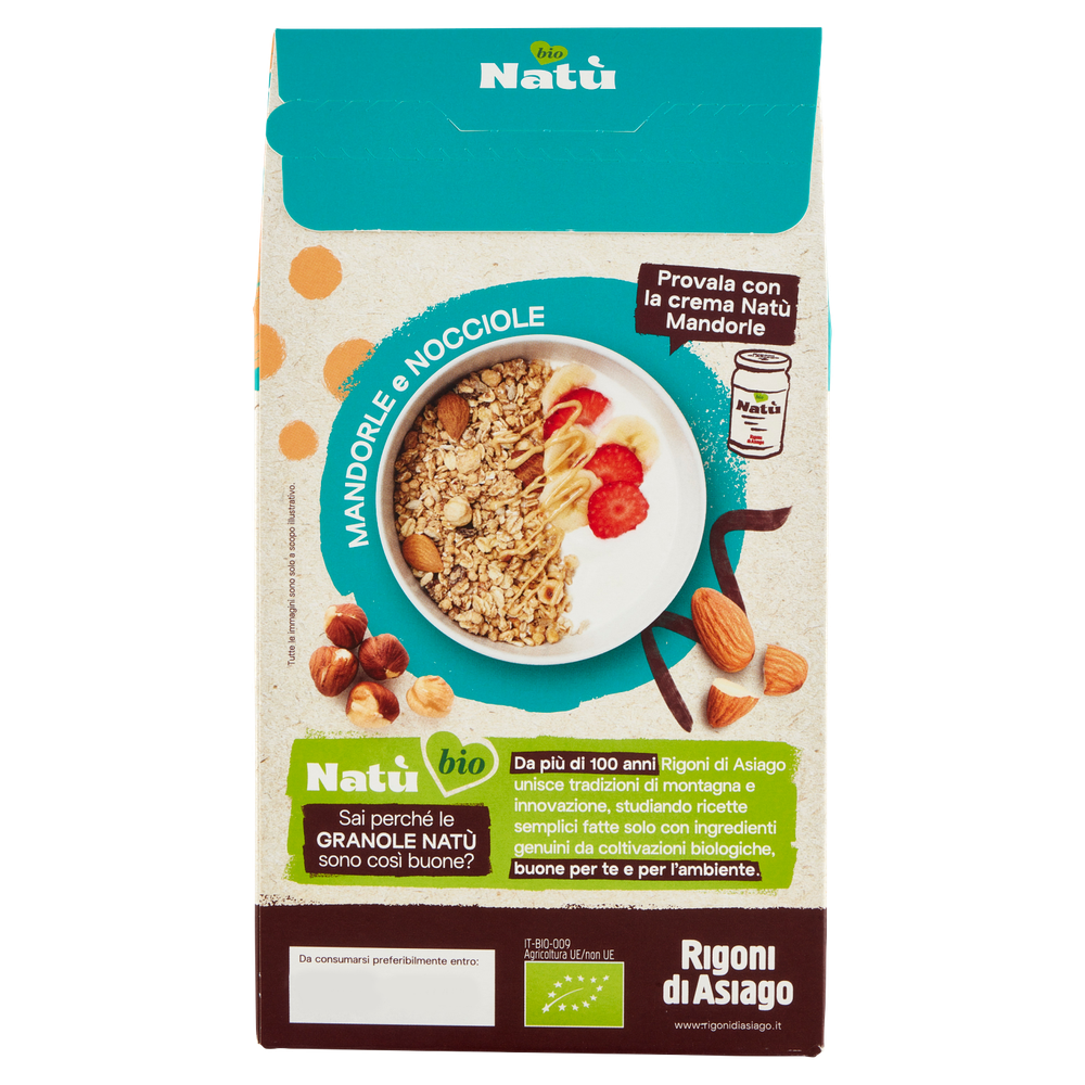 Granola Proteica Natù Mandorle E Nocciole Biologica Rigoni Di Asiago - Foto 3