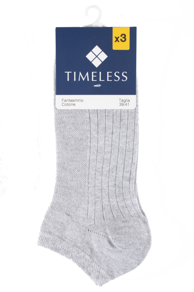 Minicalze Donna 39/41 Grigio Melange Conf Da 3 Timeless - Foto 1