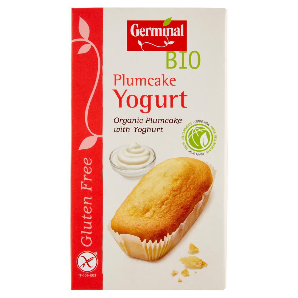 Plumcake Allo Yogurt Senza Glutine 4x45g Germinal Bio - Foto 1