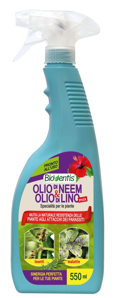 Bioventis Olio Di Neem + Olio Di Lino 550 Ml. - Foto 1