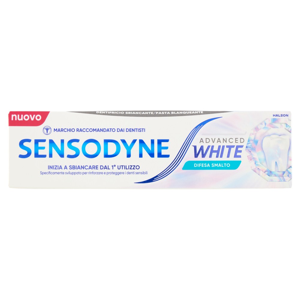 Dentifricio Sensodyne Advance White Difesa Smalto - Foto 1
