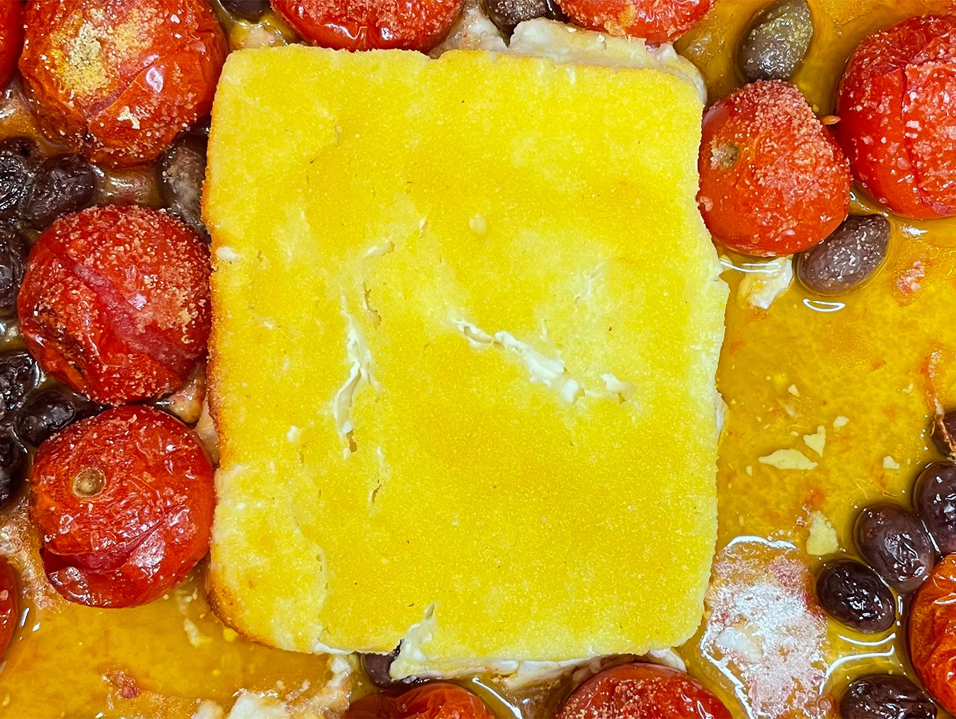 Feta al forno con pomodorini