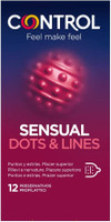 Profilattici Sensual Dots & Lines Control