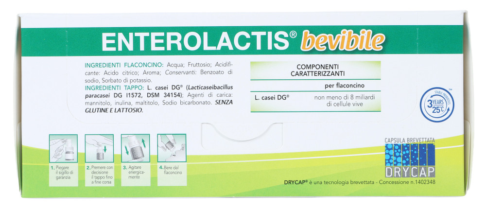 Fermenti Lattici Bevibile In Flaconcini Pz 12 Enterolactis - Foto 1
