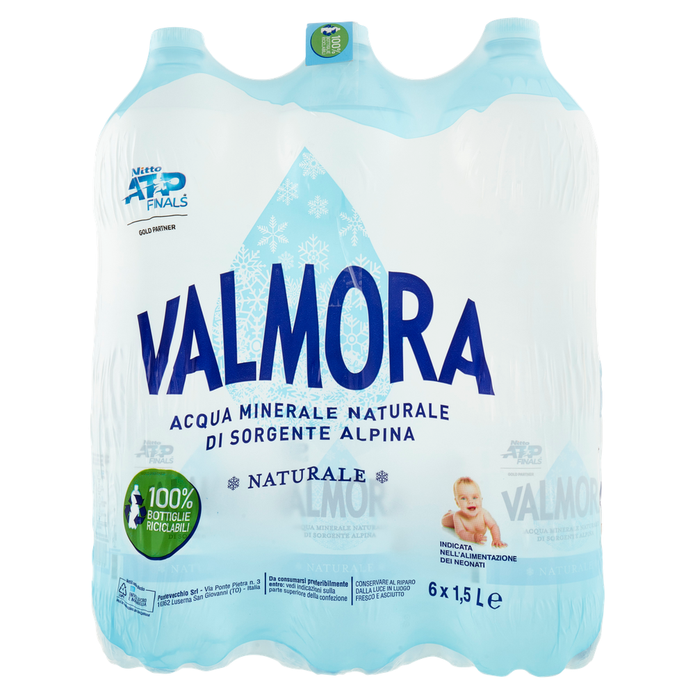 Acqua Naturale Valmora 6 Da L 1,5