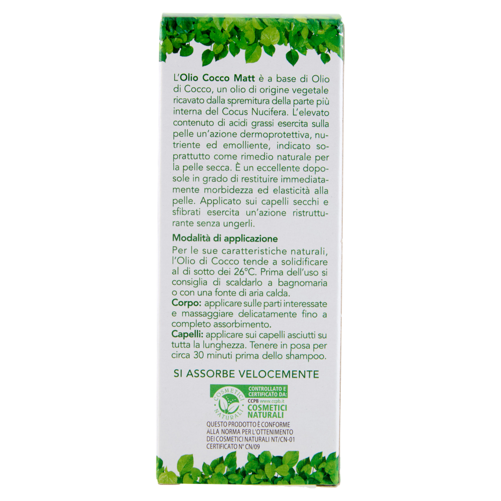 Olio Cocco Tradizione Erboristica