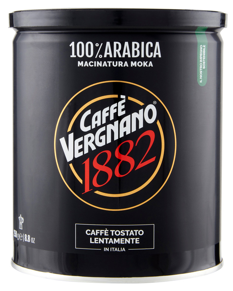 Caffè Macinato Classico 100% Arabica Per Moka Caffè Vergnano 1882 - Foto 1