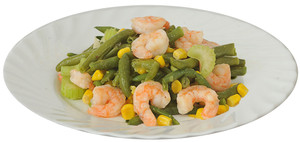 Insalata Di Gamberi,Fagiolini E Mais - Foto 1