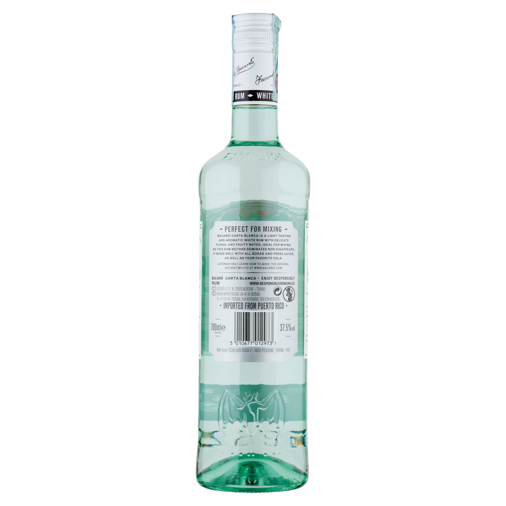 Rum Bacardi Carta Bianca - Foto 3