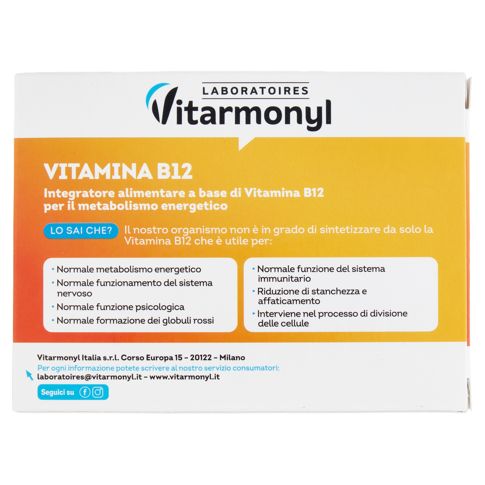 Vitamina B12 Vitarmonyl 90 Compresse