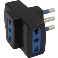 Adattatore Triplo Con Spina 16 a E Presa 10 / 16 a 2 p + t Polypool Adattatore Triplo Con Spina 16 a E Presa 10 / 16 a 2 p + t Polypool