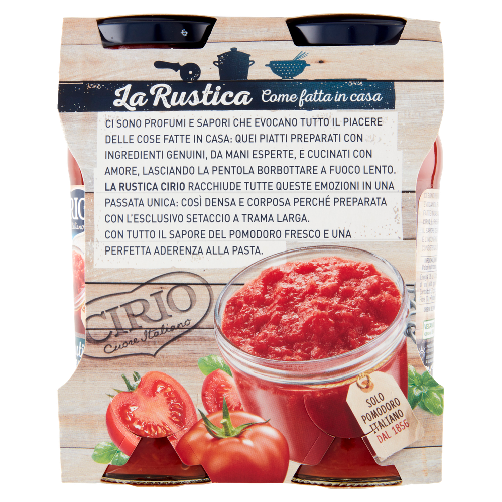 Passata Di Pomodoro Rustica 2x350g Cirio - Foto 3