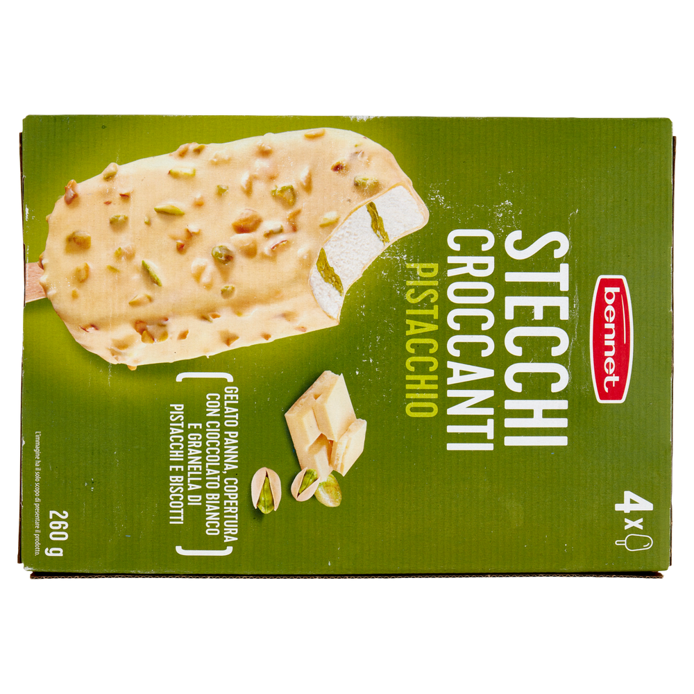 4 Gelati Stecchi Al Pistacchio Bennet - Foto 3