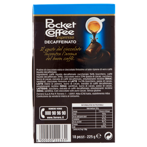 Cioccolatini Con Espresso Decaffeinato 18x12,5g Pocket Coffee - Foto 3