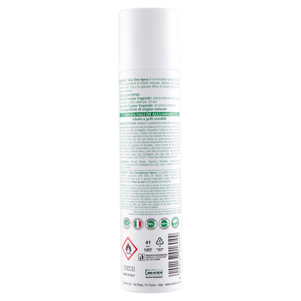 Deodorante Spray Aloe Equilibria