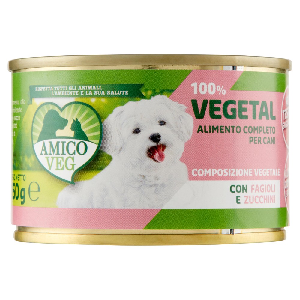 Alimento Umido Per Cani Con Fagioli Amico Veg