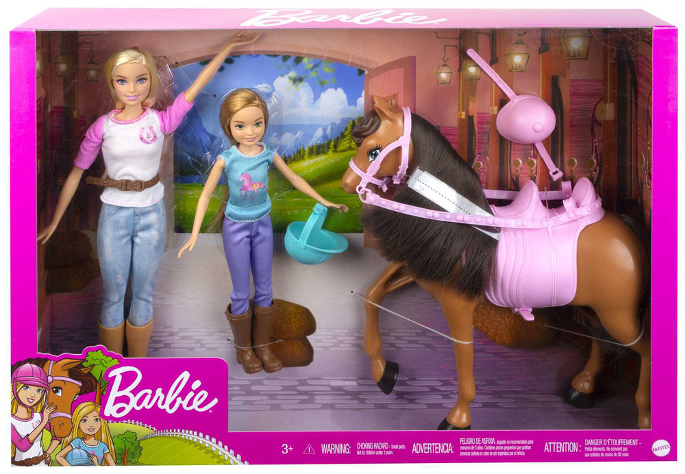 Barbie E Staci A Cavallo Mattel