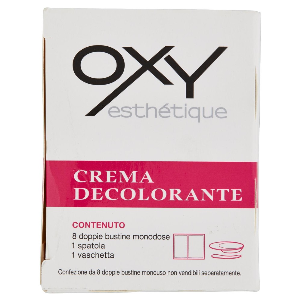 Esth Tique Crema Decolorante 8 Kit Monouso In Bustine Pre-Dosate Oxy