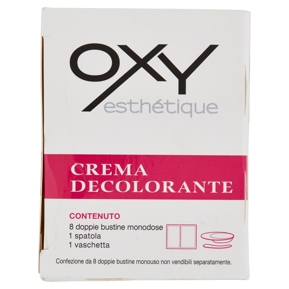 Esthetique Crema Decolorante 8 Kit Monouso In Bustine Pre-Dosate Oxy - Foto 2
