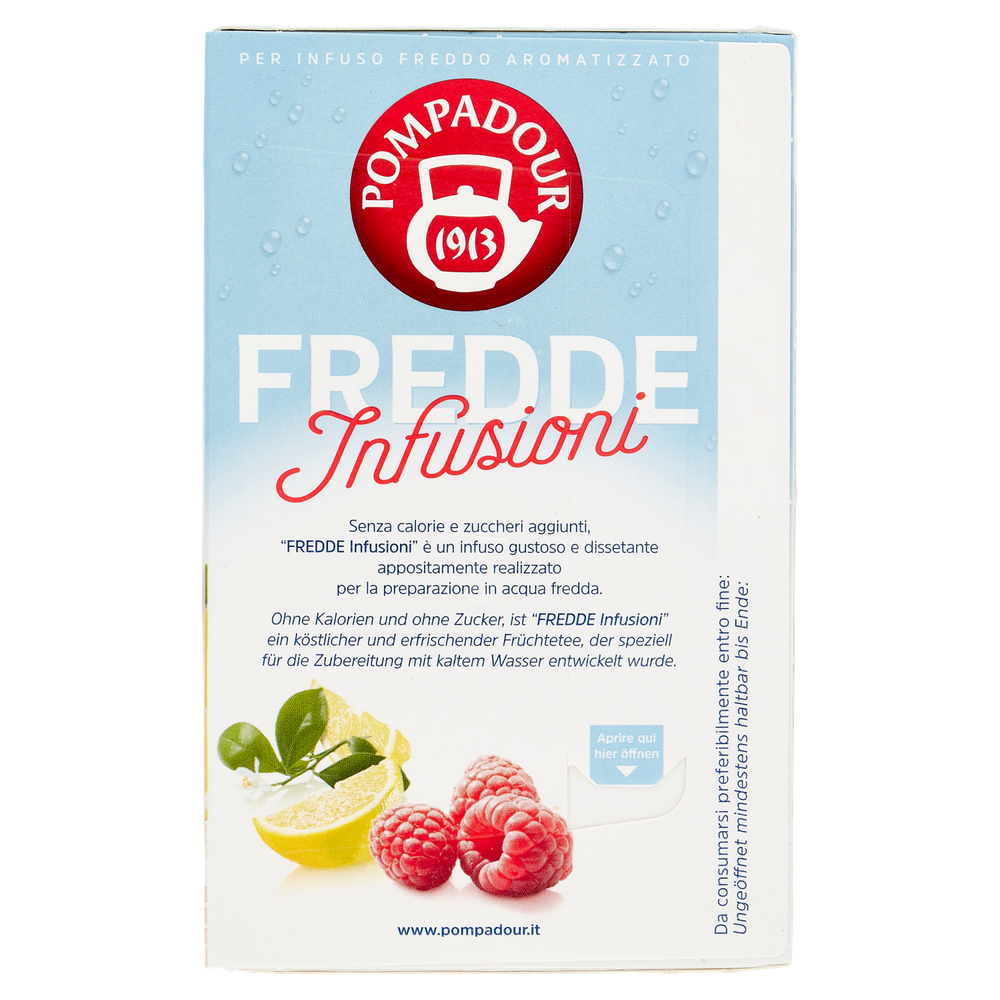 Infuso Con Lampone E Limone Fredde Infusioni Pompadour - Foto 3