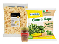 Orecchiette fresche + Cime di rapa + Alici