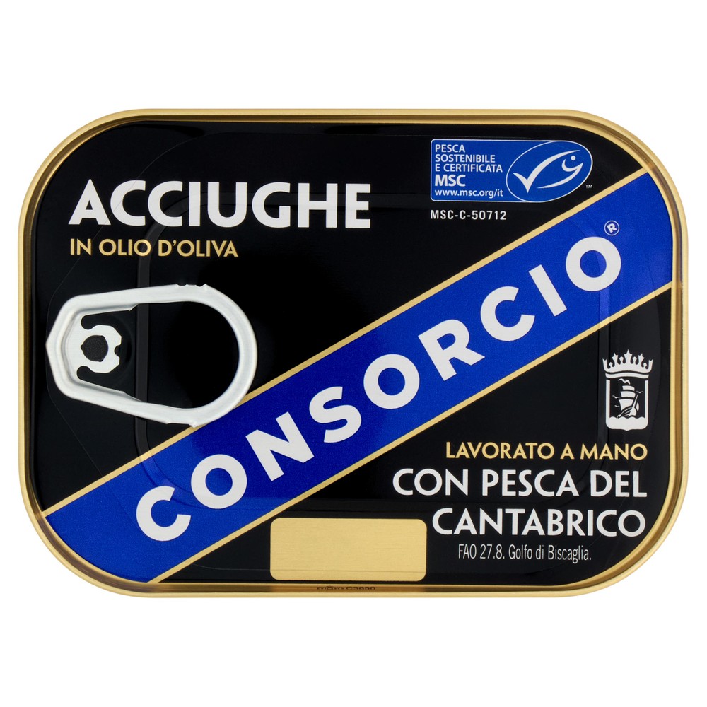 Acciughe Del Mar Cantabrico In Olio D'oliva Consorcio - Foto 1