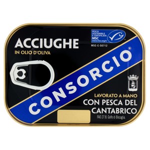 Acciughe Del Mar Cantabrico In Olio D'oliva Consorcio - Foto 1