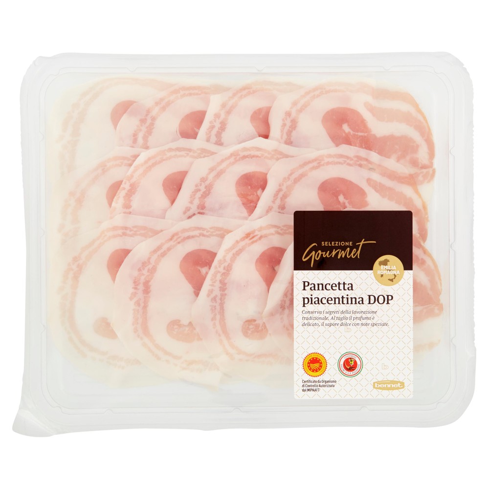 Pancetta Piacentina Dop Selezione Gourmet Bennet - Foto 1