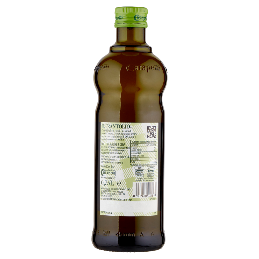 Olio Extra Vergine Di Oliva Il Frantolio Carapelli - Foto 3