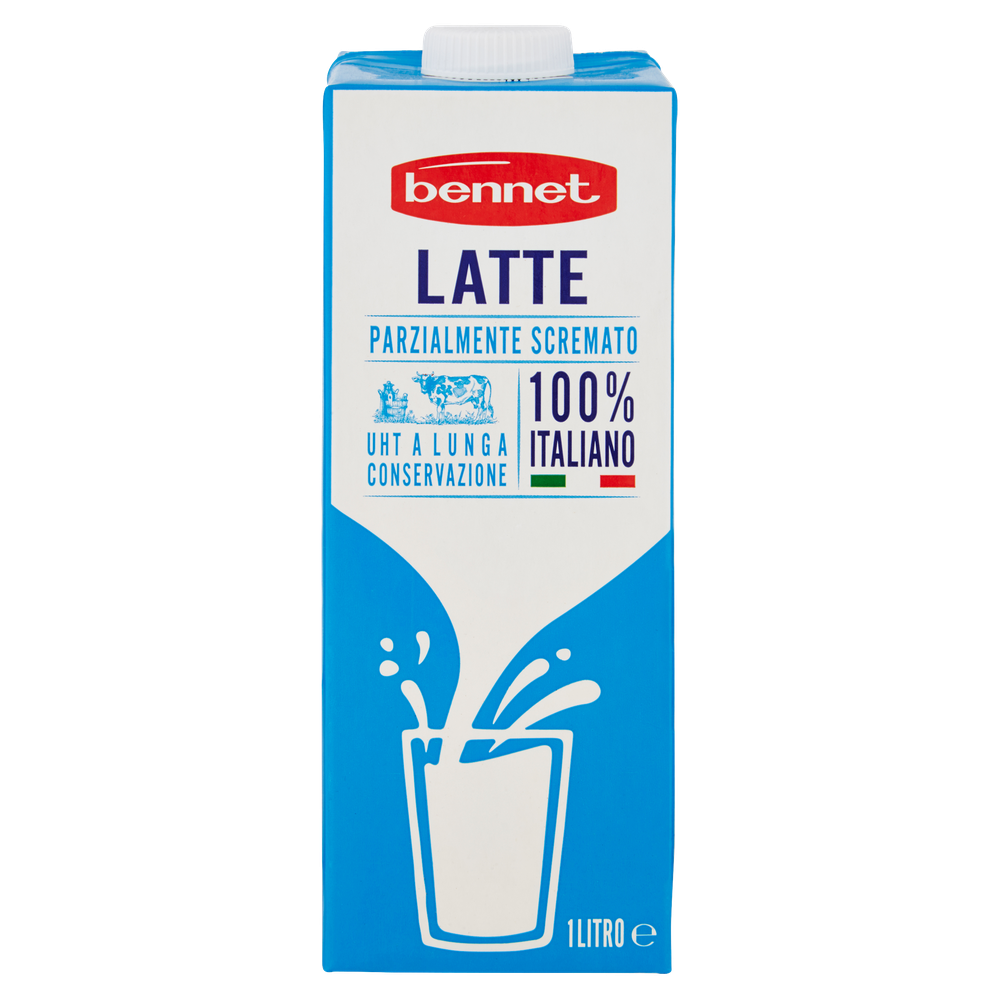 Latte Parzialmente Scremato Uht Bennet - Foto 1