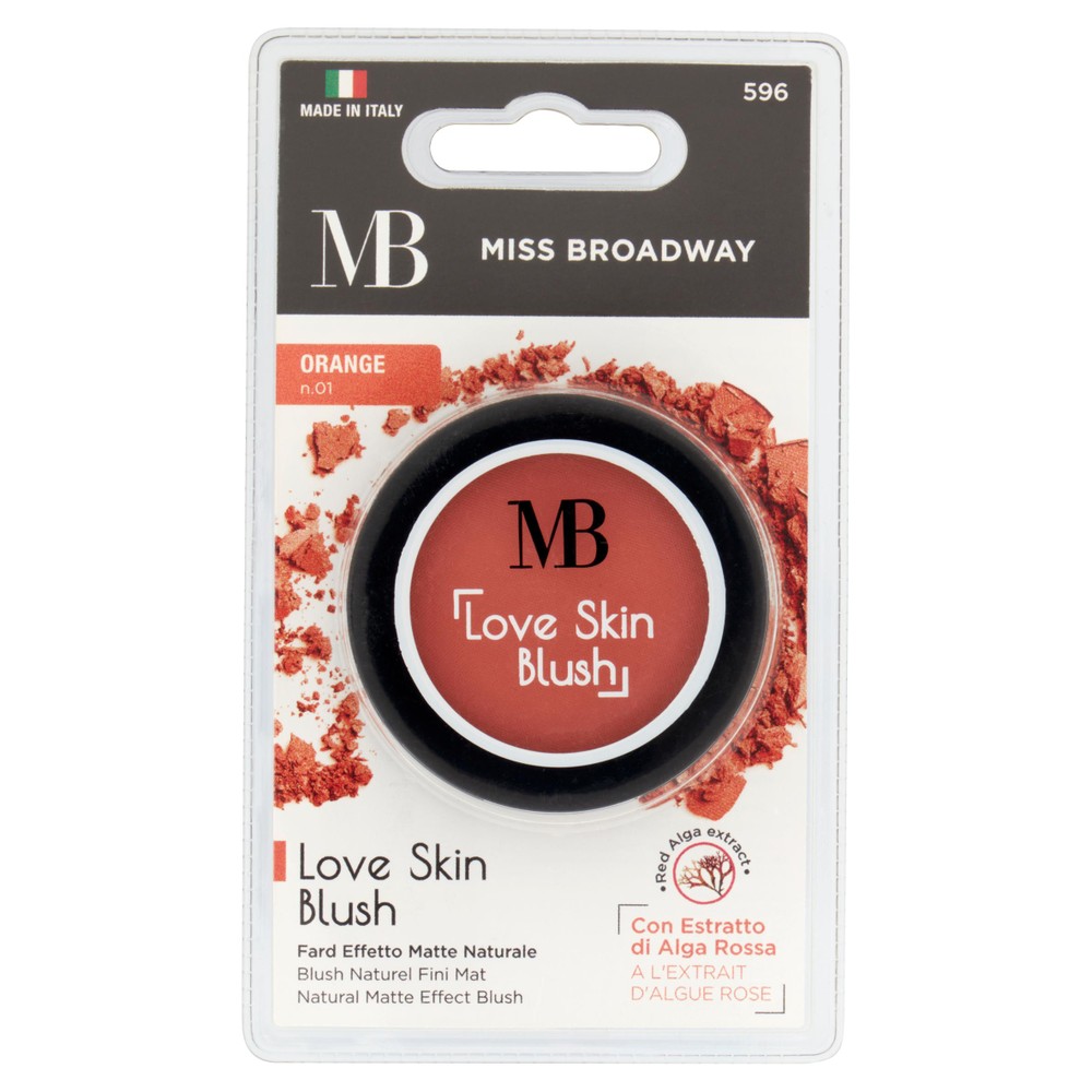 Fard Effetto Matte Naturale Orange N.01 5 G Miss Broadway - Foto 1