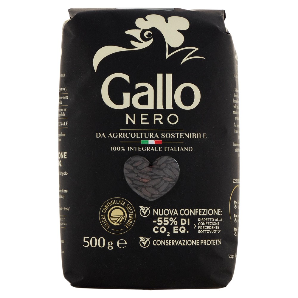 Riso Nero Integrale Da Agricoltura Sostenibile Gallo - Foto 1