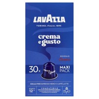 Capsule Caffe' Crema E Gusto Classico Lavazza, Compatibili Nespresso Conf. Da 30 Capsule Caffe' Crema E Gusto Classico Lavazza, Compatibili Nespresso Conf. Da 30