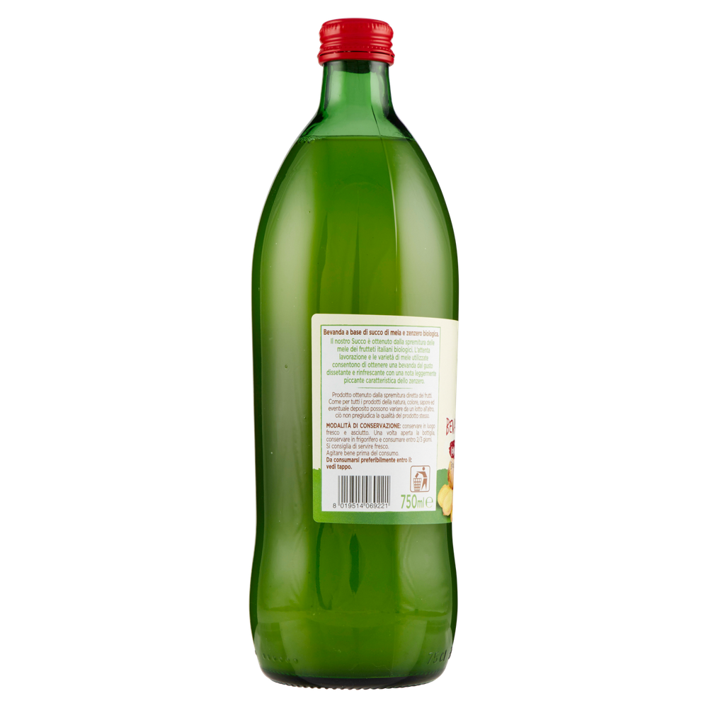 Succo Di Mela E Zenzero Bennet Bio Bottiglia - Foto 2