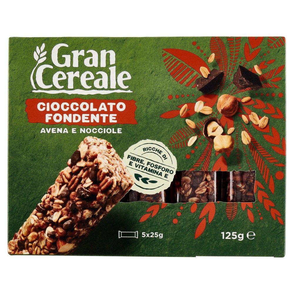Barrette Avena, Nocciole E Cioccolato Fondente Grancereale - Foto 1