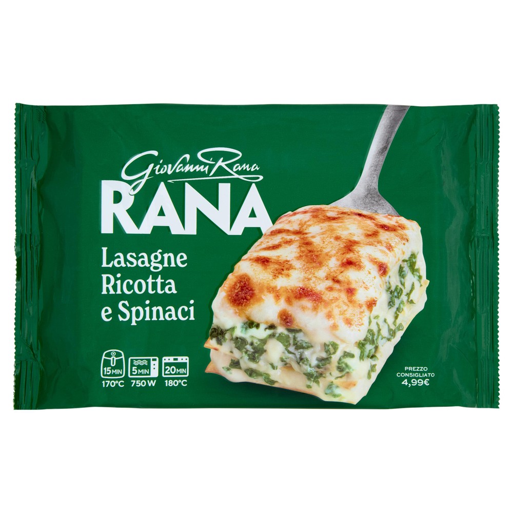 Lasagne Ricotta E Spinaci Rana