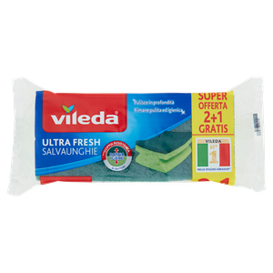 2 Spugne Abrasive Salvaunghie Ultrafresh Vileda - Foto 1