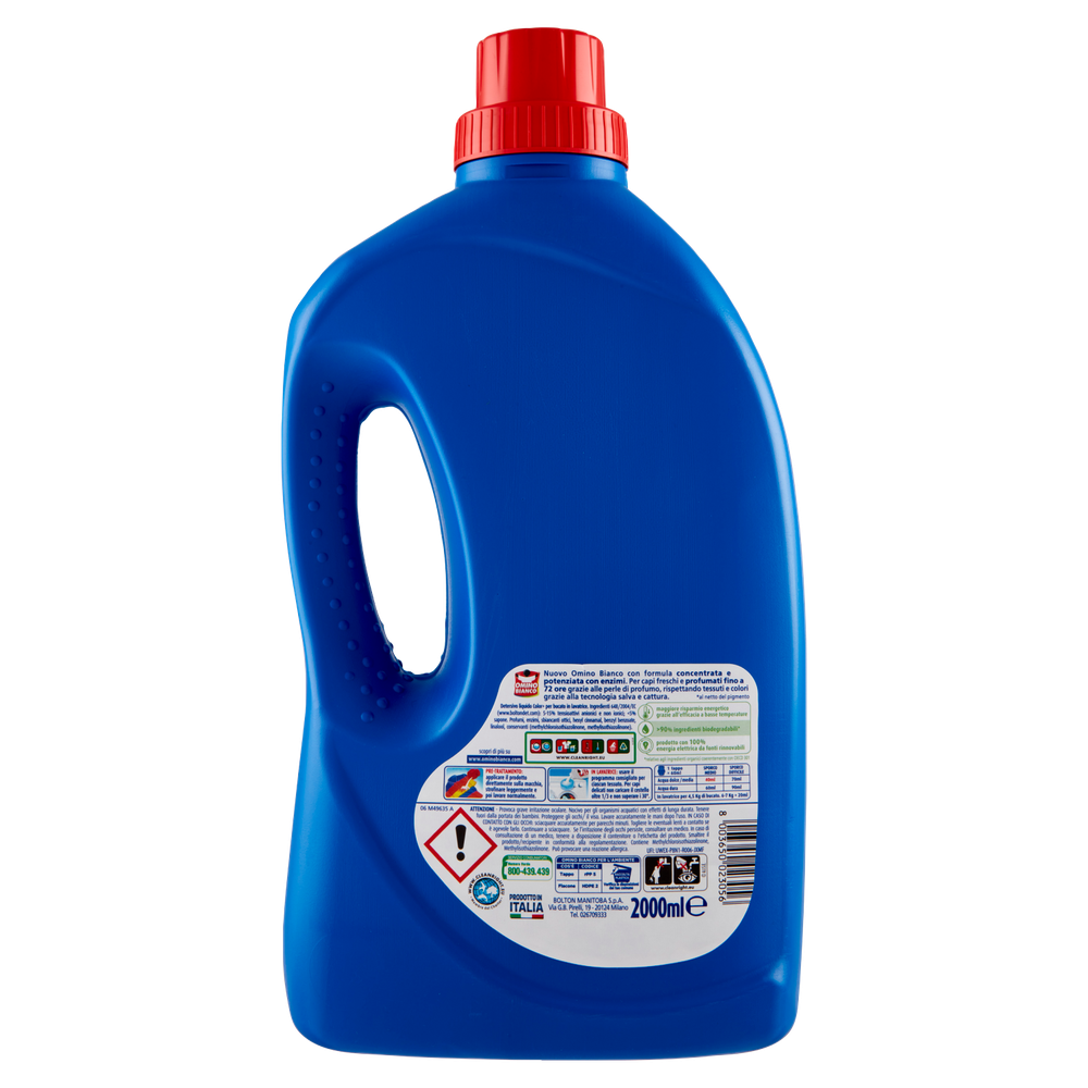 Detersivo Liquido Per Lavatrice Color Omino Bianco 50 Lavaggi - Foto 3