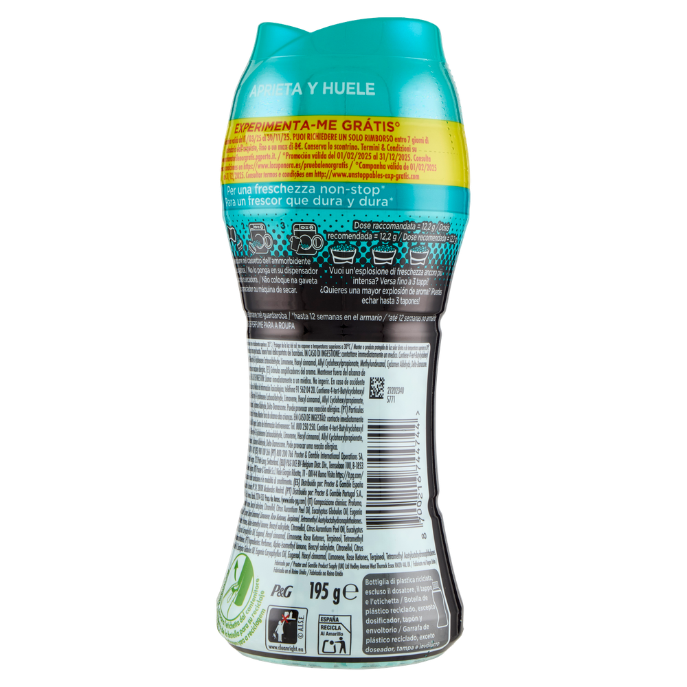 Profumatore Per Bucato In Perle Unstoppables Fresh Lenor - Foto 3