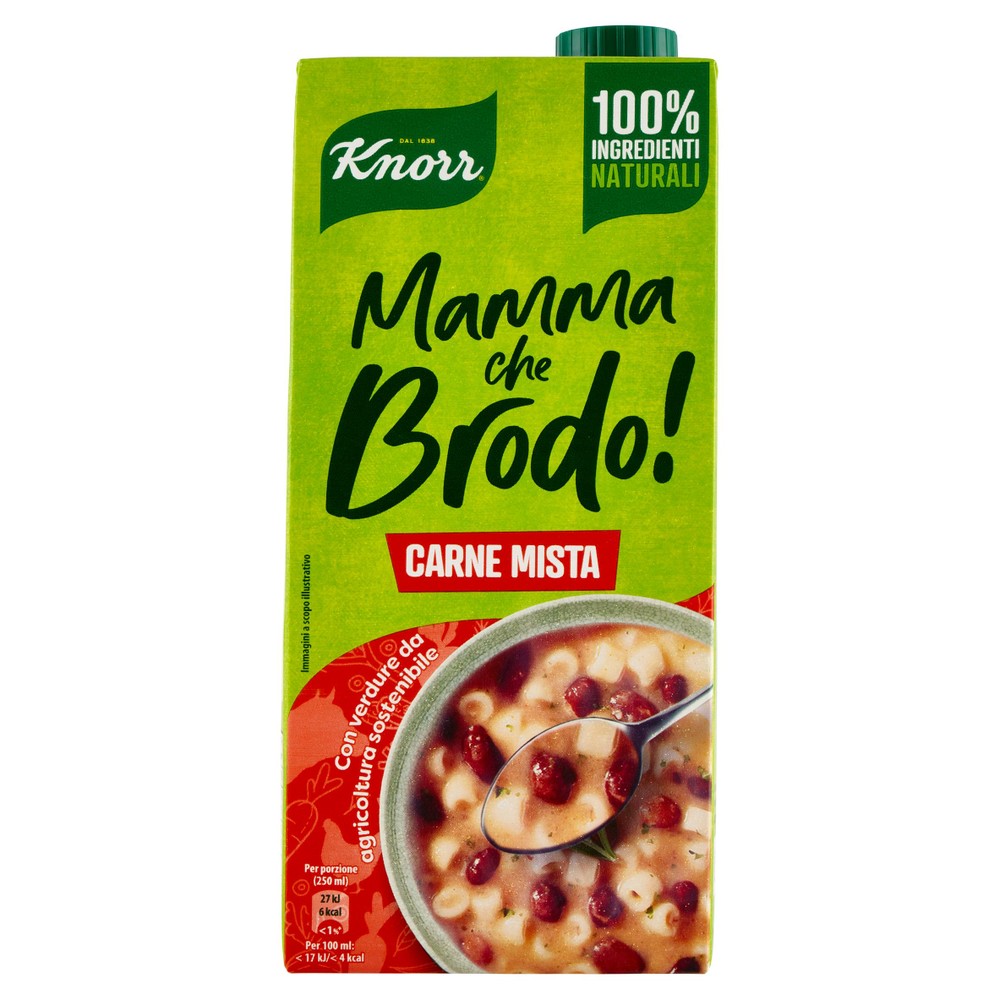 Brodo Di Carne Mista Mamma Che Brodo! Senza Glutine Knorr - Foto 1