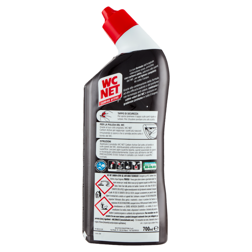 Pulitore Gel Wc Net Carbon Active Anti Odor - Foto 3