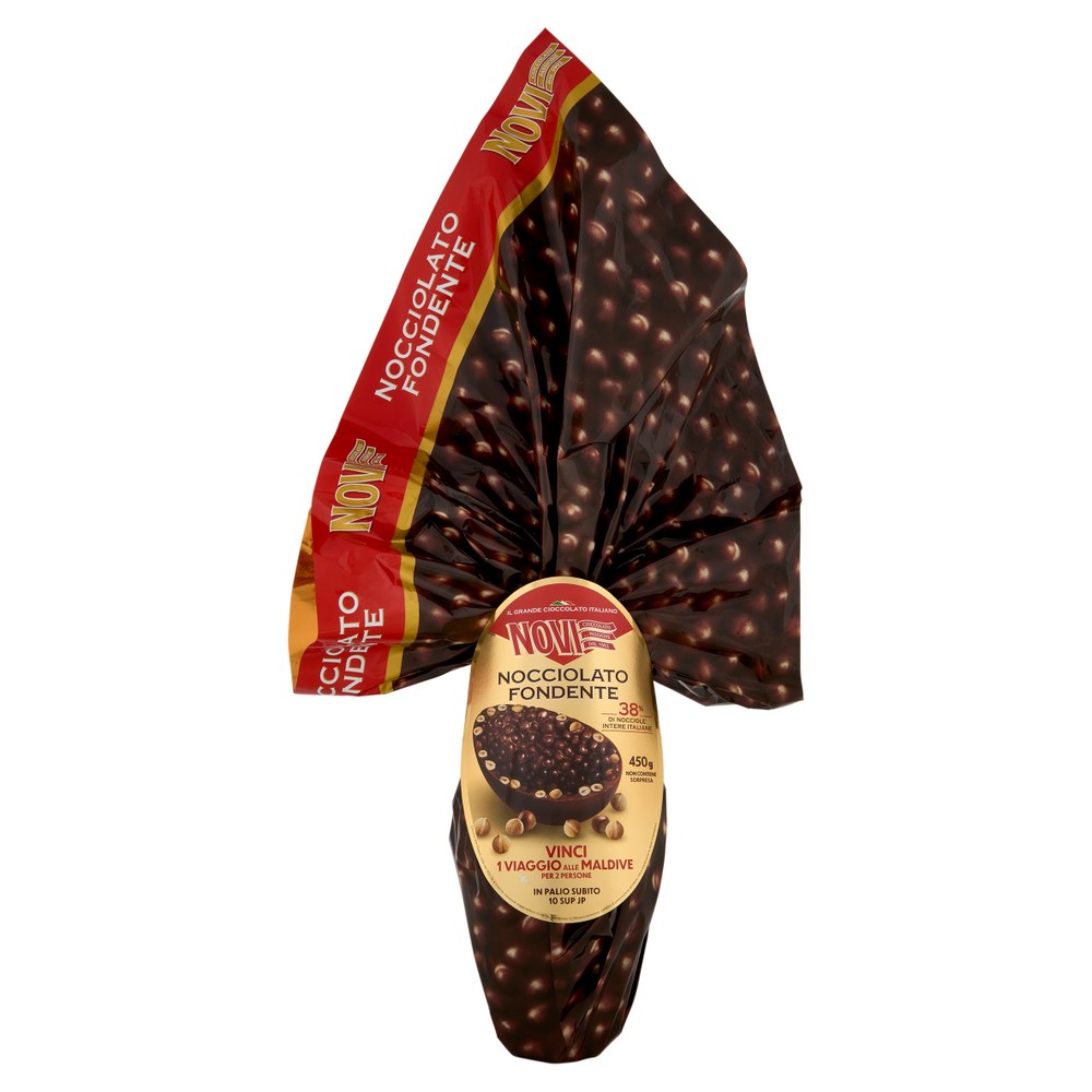 Uovo Fazzoletto Nocciolato Fondente Novi - Foto 1