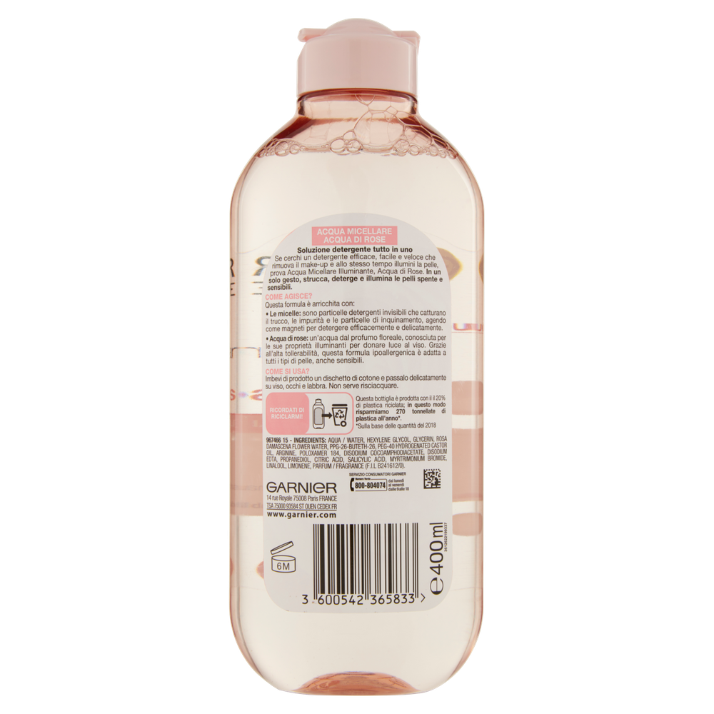 Skin Acqua Micellare Acqua Rose Garnier - Foto 3