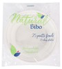 25 Piatti Fondi Bioplastica Bianchi Natural Bibo