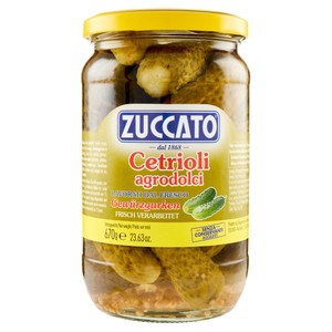 Cetrioli In Agrodolce Aromatizzati All'aceto Di Vino Zuccato - Foto 1