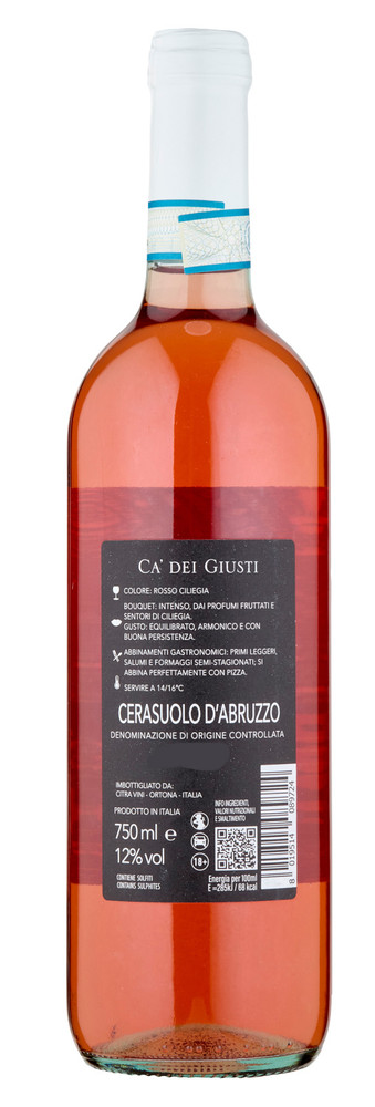 Cerasuolo D'abruzzo Rosato Doc Ca' Dei Giusti - Foto 3